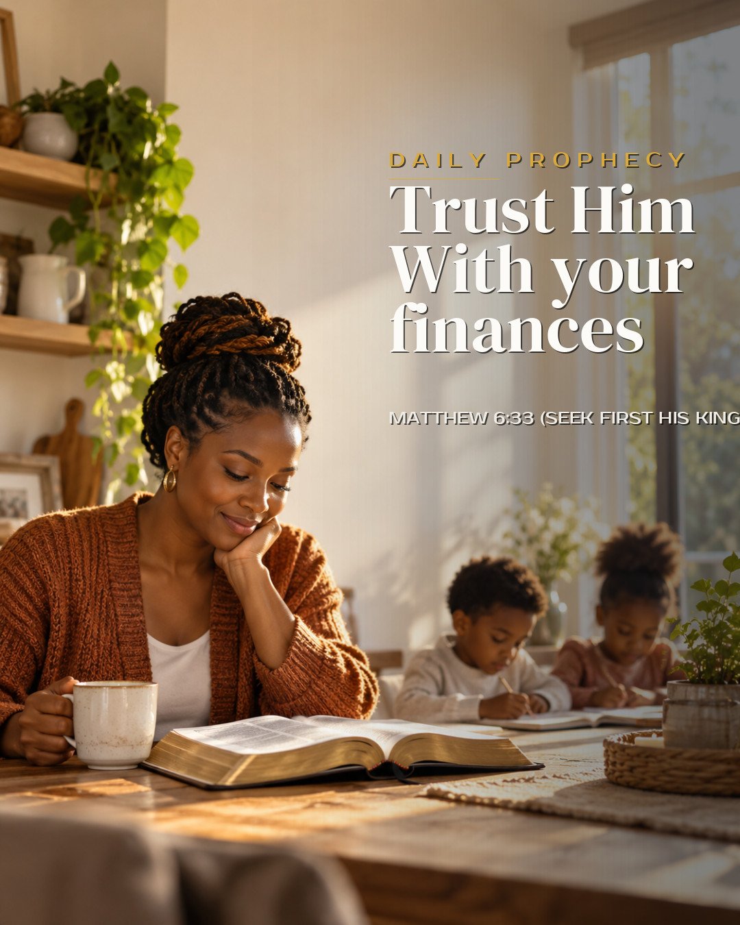 Trust Him
With your finances