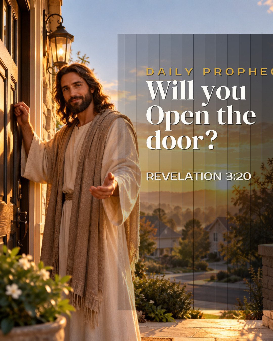 Will you
Open the door?